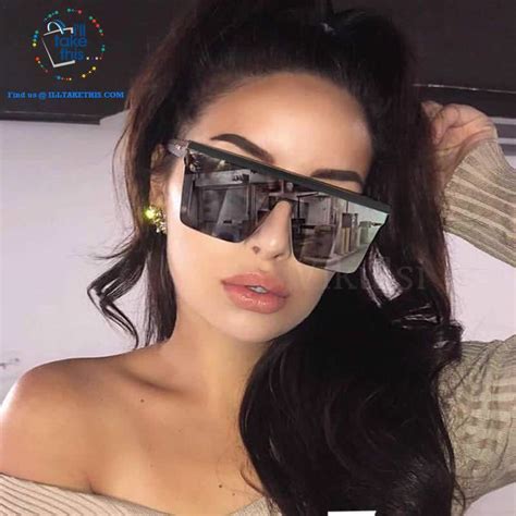 WOMEN'S LUXURY SILVER SQUARE SUNGLASSES 